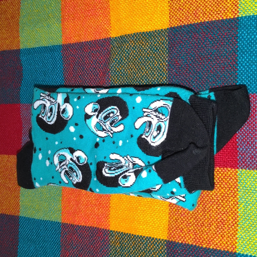 Awesome Socks Club 'Fun Uncle Frank' by Max Mahn Crew Socks ~ Size M/L